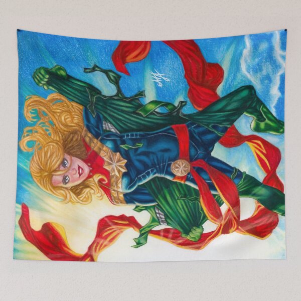Item preview, Captain Marvel ~ Carol Danvers designed and sold by Mustafa Amer.