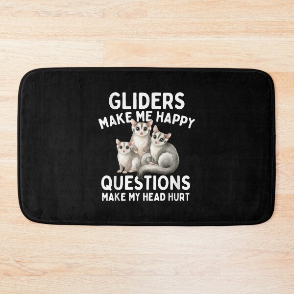 Item preview, Gliders Make Me Happy Questions Make My Head Hurt designed and sold by Gogetgiggles.