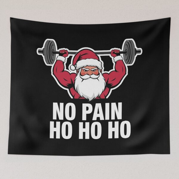 Item preview, Gym Santa Claus design designed and sold by Motivated Sensei.