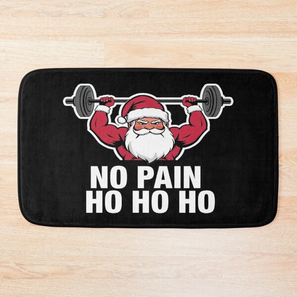 Item preview, Gym Santa Claus design designed and sold by Motivated Sensei.