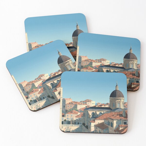 Item preview, Historic buildings in a coastal town designed and sold by anytka.
