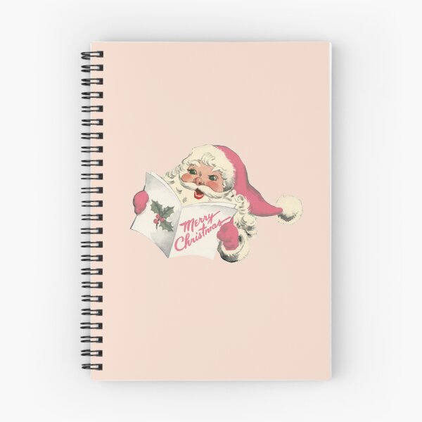 Item preview, Vintage Mid Century Kitsch Happy Holidays Santa Art designed and sold by DividY.
