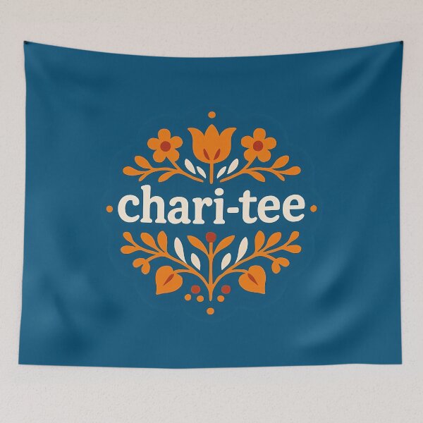 Item preview, CHARI-TEE – Scandinavian Folk Art Logo Design © heidiannemorris designed and sold by FOLK ART FUSION by heidiannemorris.