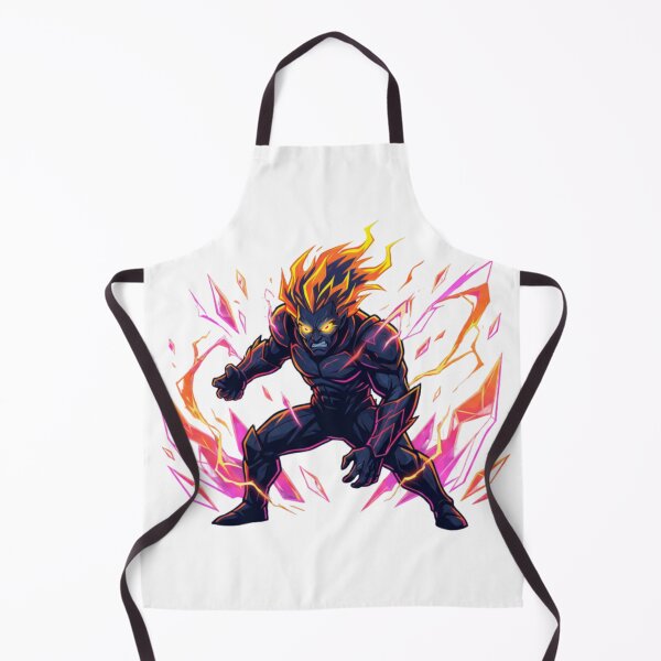 Item preview, Dark Flame Warrior Full‑Body Illustration Extreme Energy Graphic Tee designed and sold by Zippy Creation.