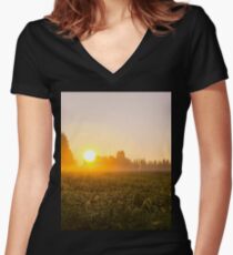 Today is going to be a good day Women's Fitted V-Neck T-Shirt