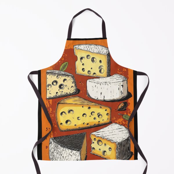 Item preview, Cheeses in Bold Orange: A Vibrant Composition Celebrating Texture, Flavor and Artistic Detail designed and sold by OlfactoART Studio.