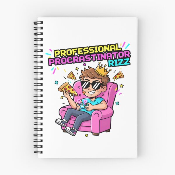 Item preview, Professional Procrastinator Rizz Pizza Gamer designed and sold by AnnDesignStudio.