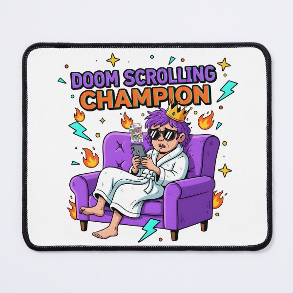 Item preview, Doom Scrolling Champion Cozy Throne designed and sold by AnnDesignStudio.