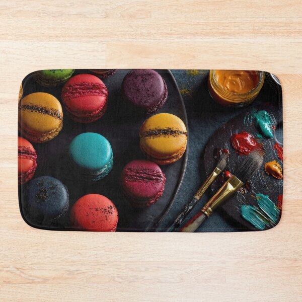Item preview, Bright macarons with paint palette designed and sold by anytka.