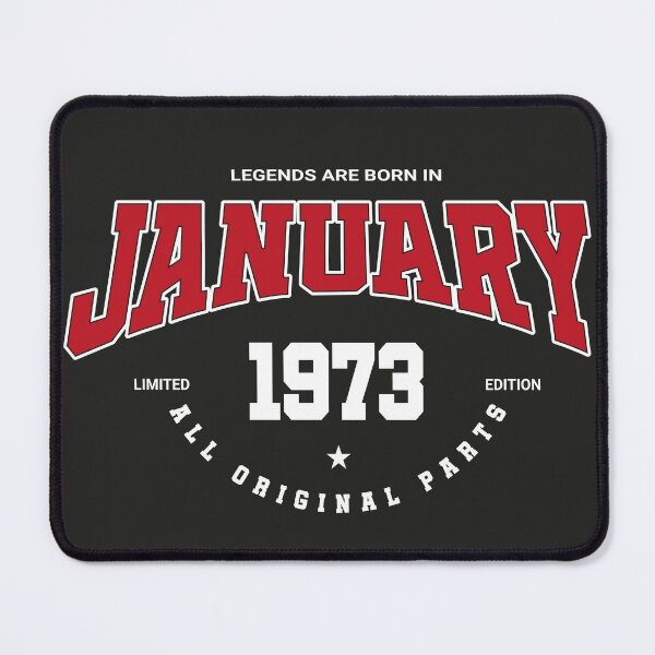 Item preview, January legends 1973 designed and sold by HB Shirts.