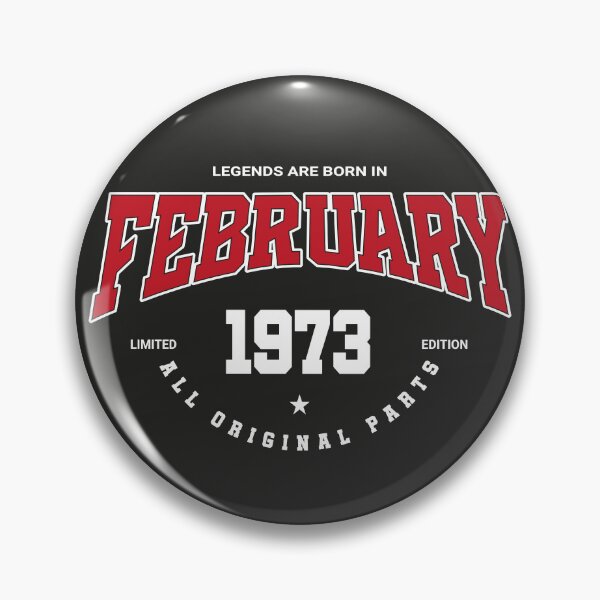 Item preview, February legends 1973 designed and sold by HB Shirts.