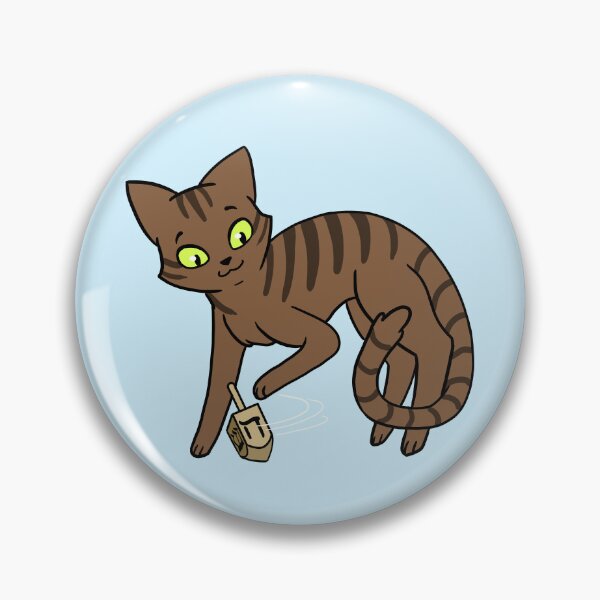 Item preview, Dreidel Cat(Brown) designed and sold by DecorativeCats.