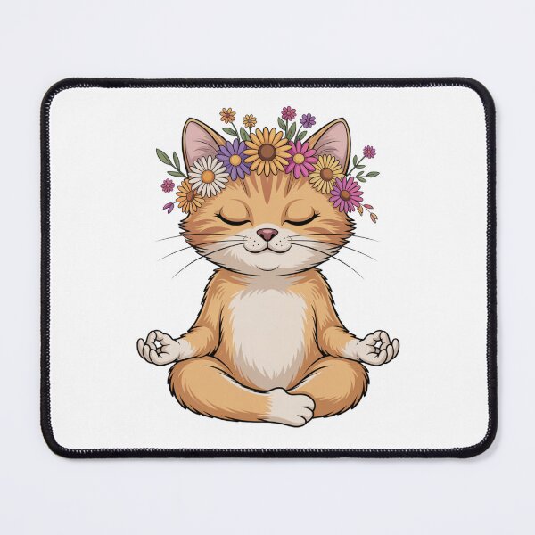 Item preview, Flower Power Feline designed and sold by DoodlesBlvd.