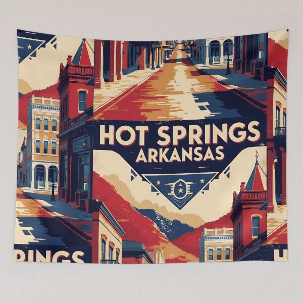 Item preview, Hot Springs Arkansas USA Vintage Travel Tourism  designed and sold by TravelersGems.