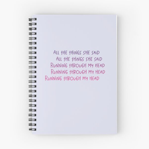 Item preview, All the things she said running through my head | heated rivalry designed and sold by Pinu92.