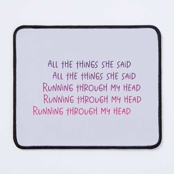Item preview, All the things she said running through my head | heated rivalry designed and sold by Pinu92.