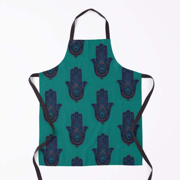 Item preview, Teal Hamsa Glow | Ornate Protective Boho Vibe designed and sold by ClaraToneStudio.