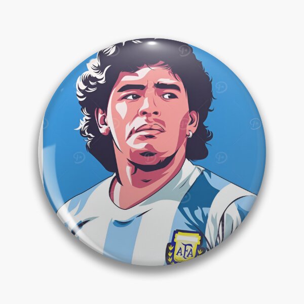 Item preview, Diego Armando Maradona Argentina legend football designed and sold by Printella-net.