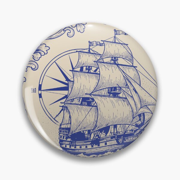 Item preview, Oceanic Sailing Ship Postage Stamp Illustration designed and sold by WhiskStmaps.