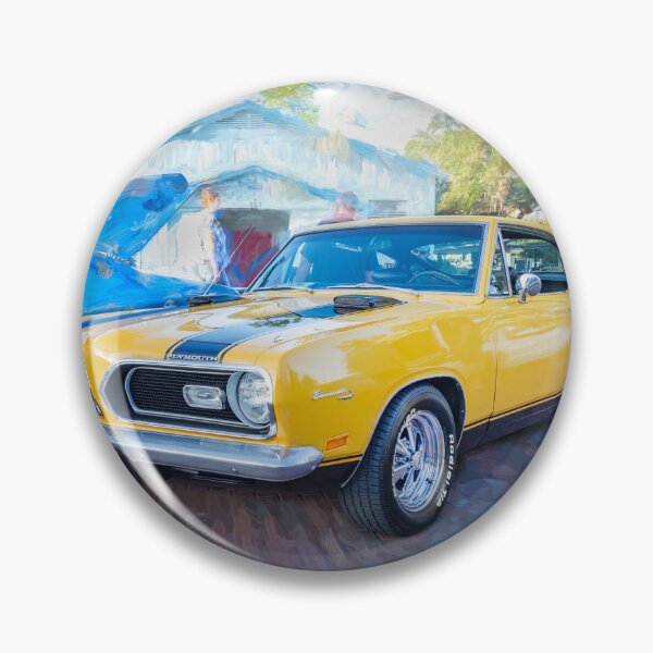 Item preview, 1969 Yellow Plymouth HEMI Barracuda Fastback X106 designed and sold by RichFrancoCars.