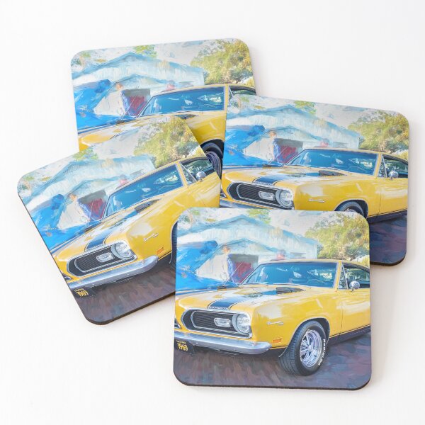 Item preview, 1969 Yellow Plymouth HEMI Barracuda Fastback X106 designed and sold by RichFrancoCars.