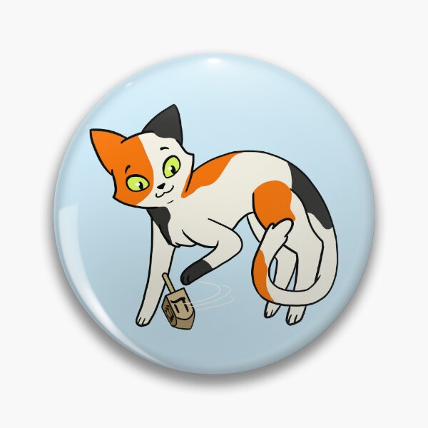 Item preview, Dreidel Cat(Calico) designed and sold by DecorativeCats.