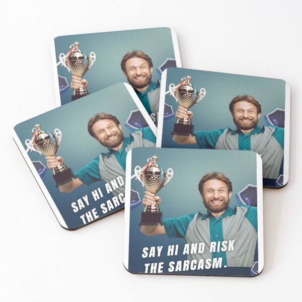 Item preview, Say hi and risk the sarcasm. designed and sold by EggPig.
