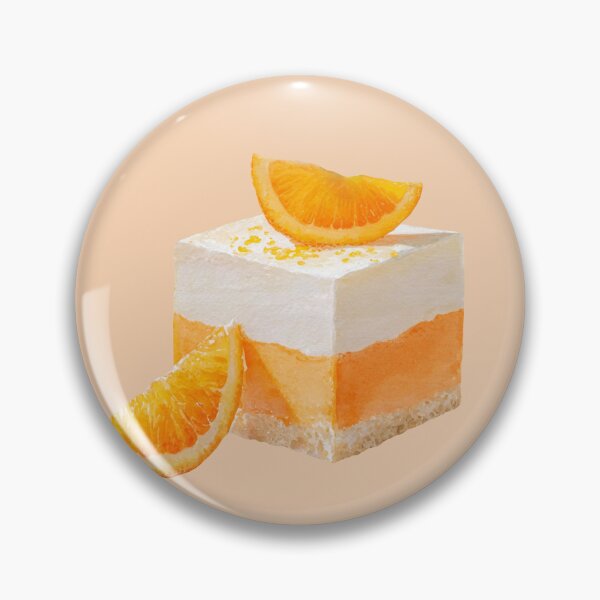 Item preview, Orange Creamsicle Dessert Square designed and sold by Violet Peonies.