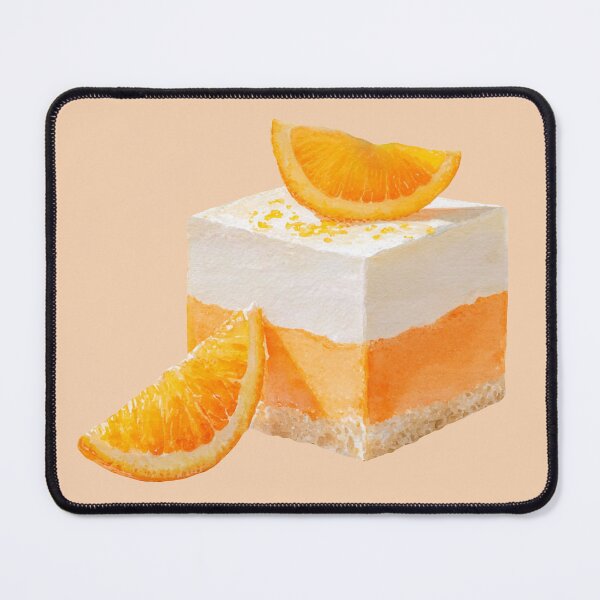 Item preview, Orange Creamsicle Dessert Square designed and sold by Violet Peonies.