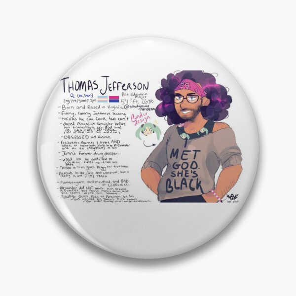 Item preview, Thomas Jefferson Miku Binder designed and sold by warmmilkasexual.