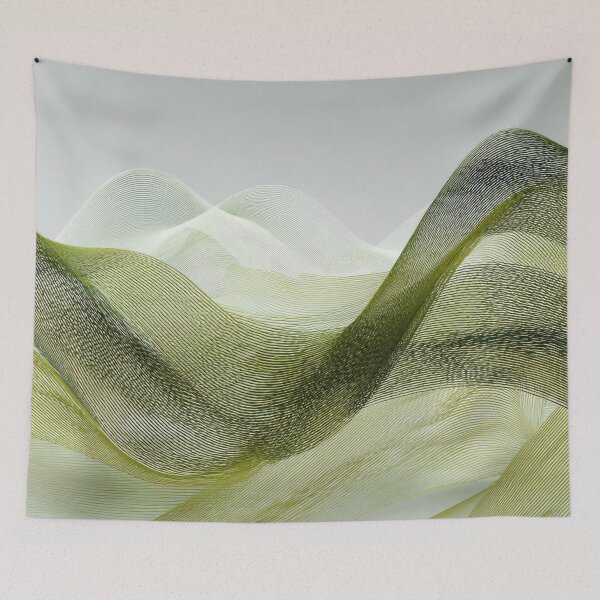 Item preview, Fabric waves create softness designed and sold by anytka.
