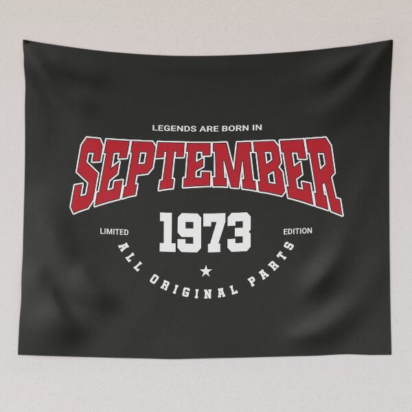 Item preview, September legends 1973 designed and sold by HB Shirts.