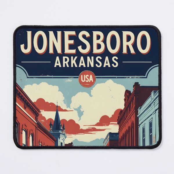Item preview, Jonesboro Arkansas USA Vintage Travel Tourism designed and sold by TravelersGems.