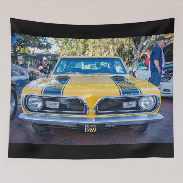 Item preview, 1969 Yellow Plymouth HEMI Barracuda Fastback X107 designed and sold by RichFrancoCars.