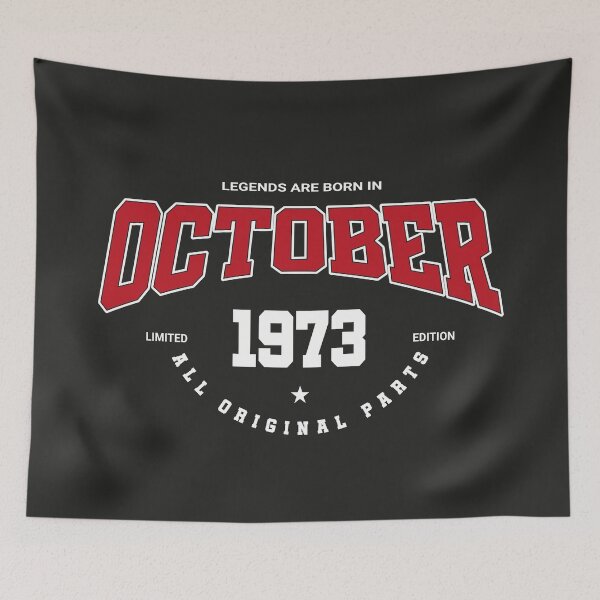 Item preview, October legends 1973 designed and sold by HB Shirts.