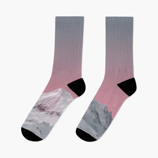 Item preview, Snow-covered mountain at sunset designed and sold by anytka.