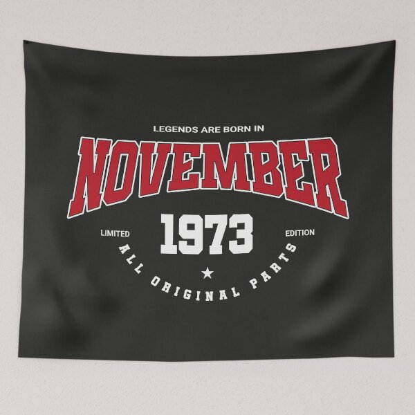 Item preview, November legends 1973 designed and sold by HB Shirts.