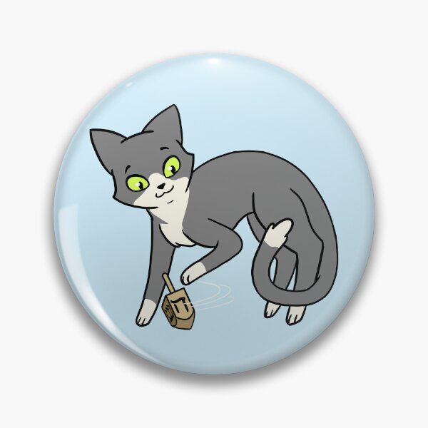 Item preview, Dreidel Cat(Grey Tux) designed and sold by DecorativeCats.