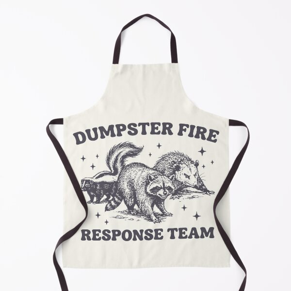 Item preview, Dumpster Fire Response Team Raccoon Possum Skunk designed and sold by Y-Vibes.