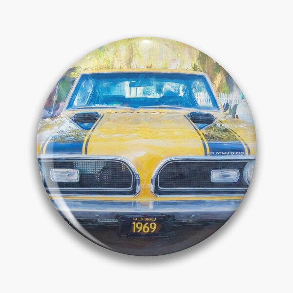 Item preview, 1969 Yellow Plymouth HEMI Barracuda Fastback X108 designed and sold by RichFrancoCars.