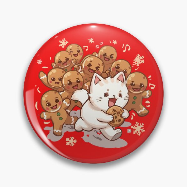 Item preview,  Cute Cat vs Gingerbread Squad designed and sold by EchopawCo.