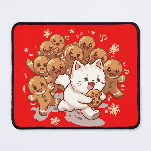 Item preview, Cute Cat vs Gingerbread Squad designed and sold by EchopawCo.