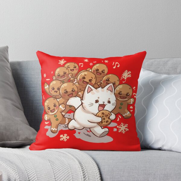Item preview,  Cute Cat vs Gingerbread Squad designed and sold by EchopawCo.
