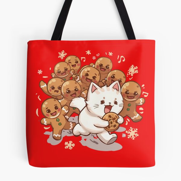 Item preview,  Cute Cat vs Gingerbread Squad designed and sold by EchopawCo.