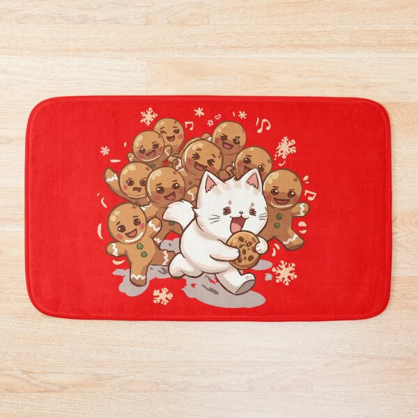 Item preview,  Cute Cat vs Gingerbread Squad designed and sold by EchopawCo.