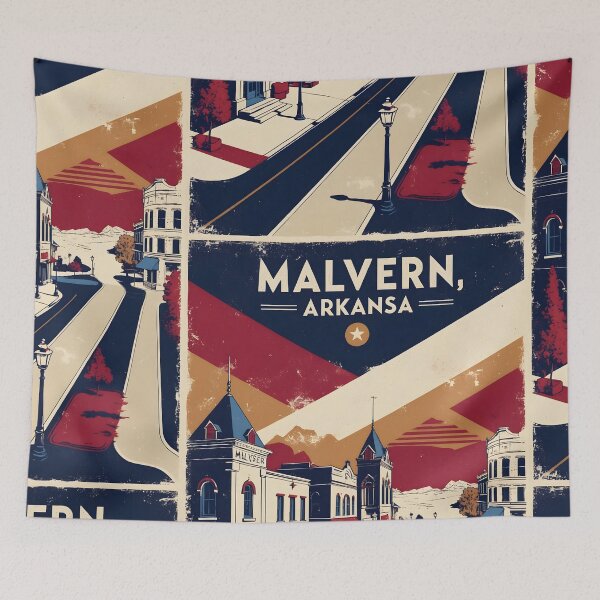 Item preview, Malvern Arkansas USA Vintage Travel Tourism  designed and sold by TravelersGems.