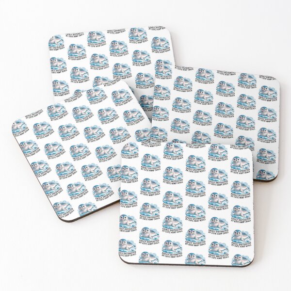 Item preview,  Easily Distracted by Harp Seals designed and sold by designleon19.