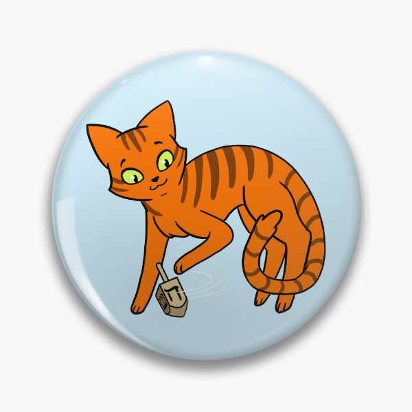 Item preview, Dreidel Cat(Orange) designed and sold by DecorativeCats.