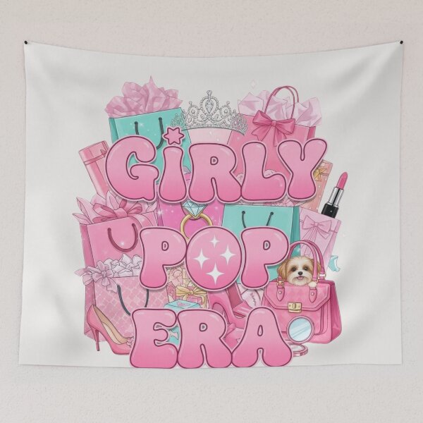 Item preview, Girly Pop Era - Pink Aesthetic Shirt Gift for Her designed and sold by FitEnvy.