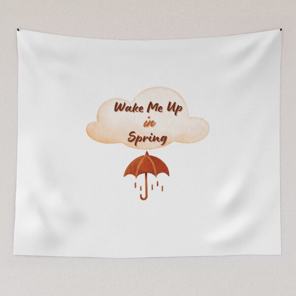 Item preview, Wake Me Up in Spring Cloud Umbrella Design designed and sold by Inkworksbyshery.
